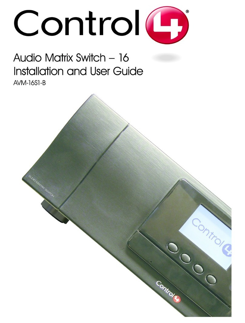 Contro l4 AVM-16S1-B Operating manual
