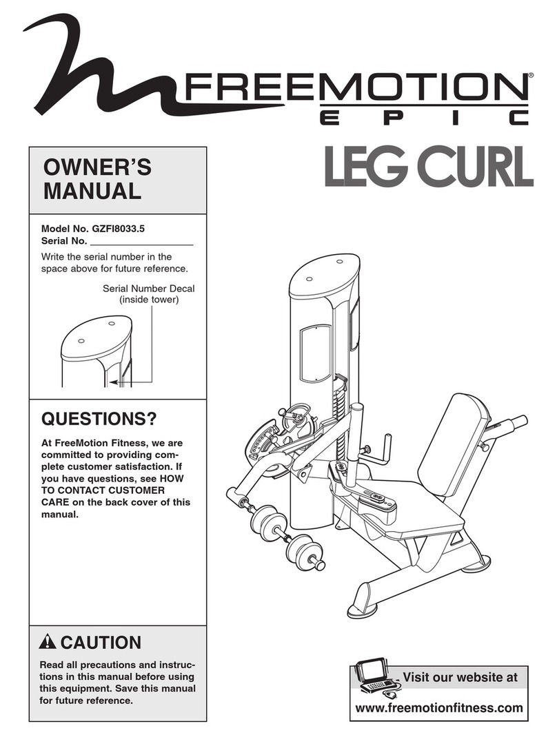 FREE MOTION GZFI8033.5 owner's manual