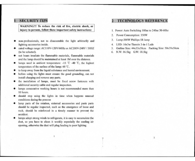 Eternal Lighting Blast 5R manual