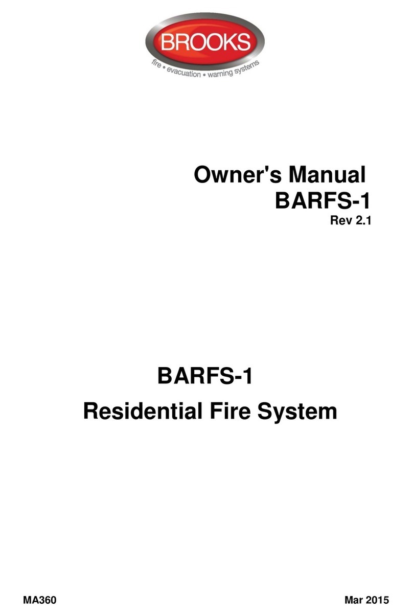 Brooks BARFS-1 User manual