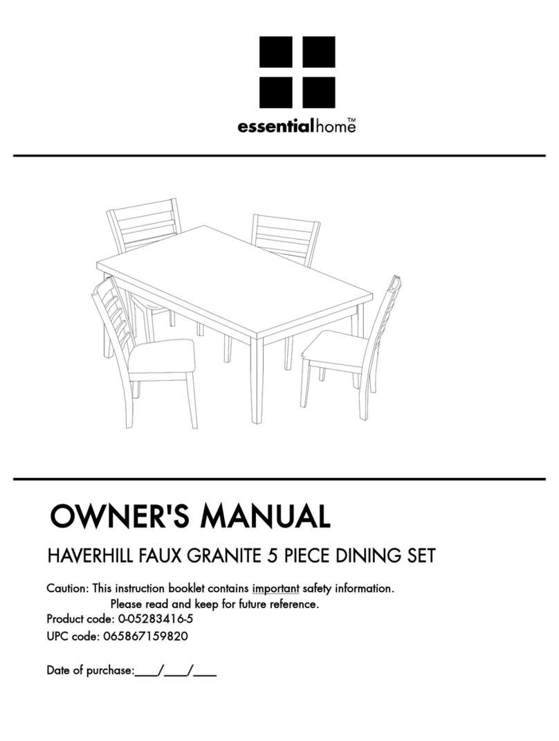 Essential Home 0-05283416-5 User manual Essential Home 0-05283416-5 User manual