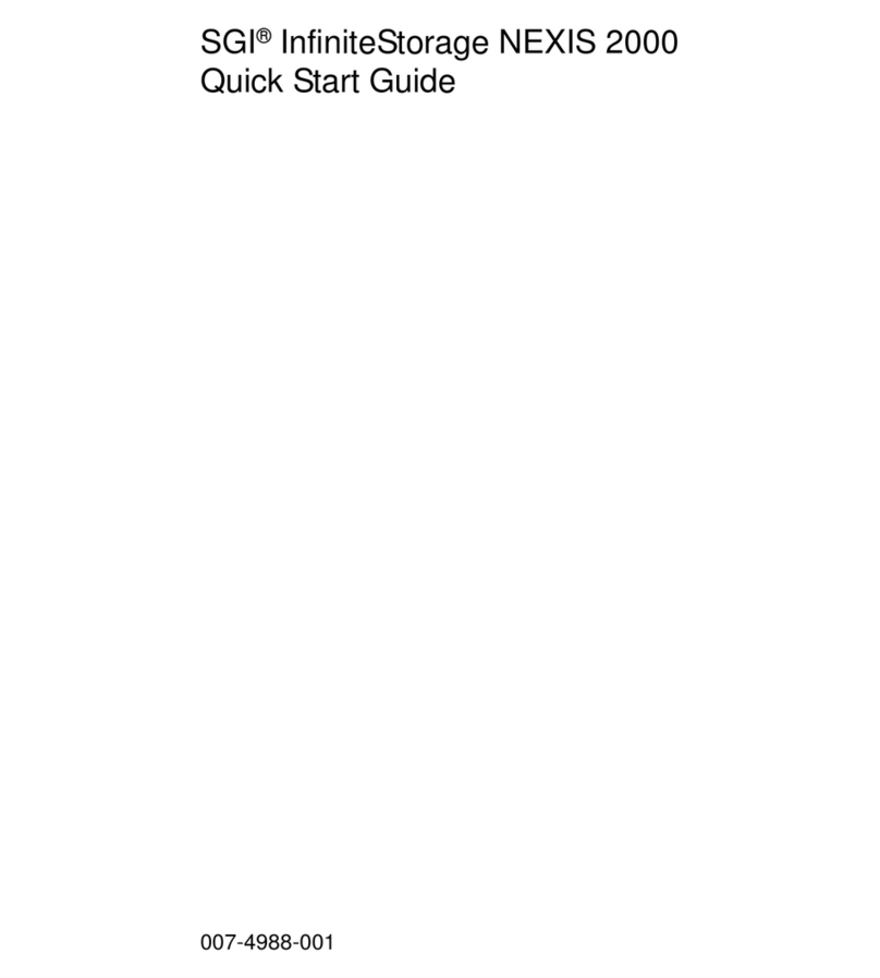 Silicon Graphics InfiniteStorage NEXIS 2000 User manual