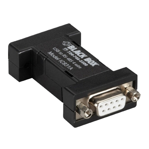 Black Box IC830A User manual Black Box IC830A User manual