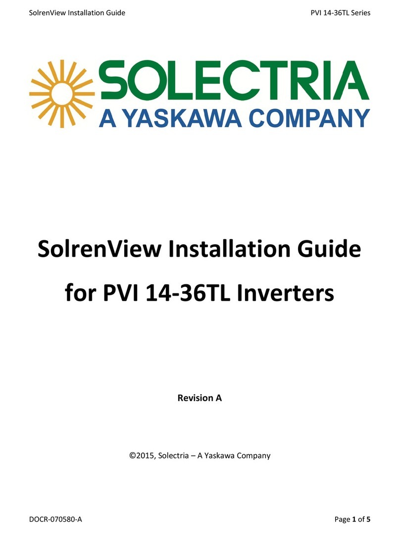 SolrenView PVI 23TL installation guide SolrenView PVI 23TL installation guide
