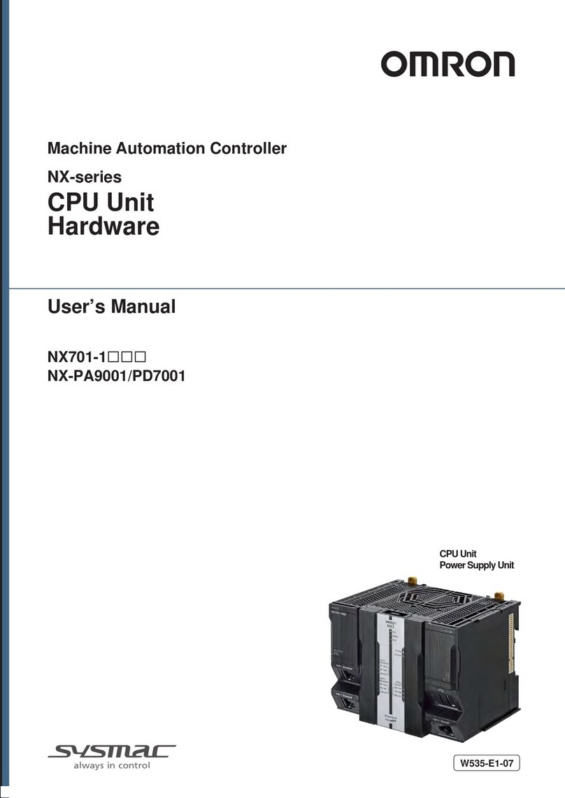 Omron NX701-1700 User manual