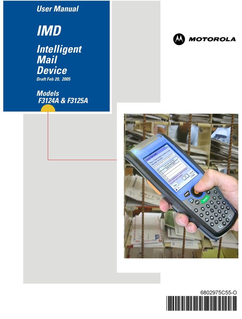 Motorola F3124A User manual