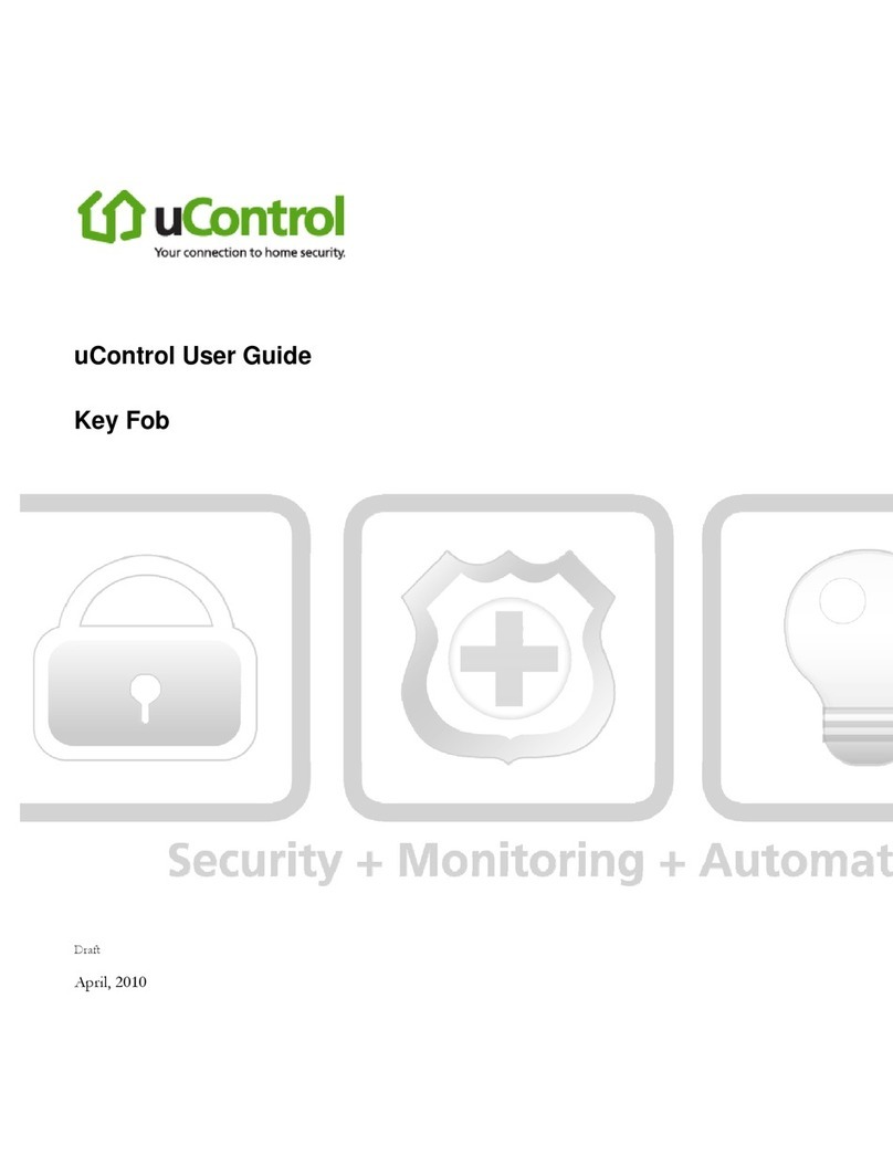 uControl Key Fob User manual