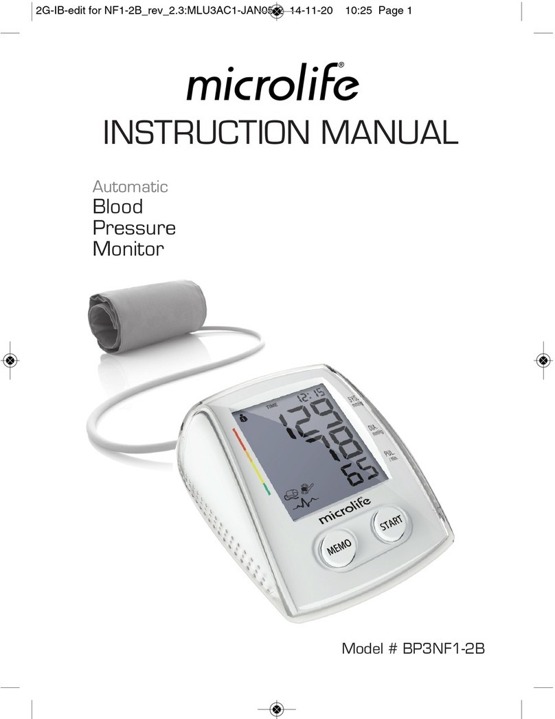 Microlife BP3NF1-2B User manual
