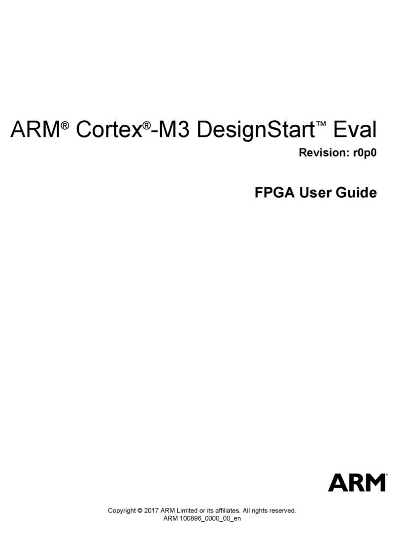 ARM Cortex-M3 DesignStart User manual