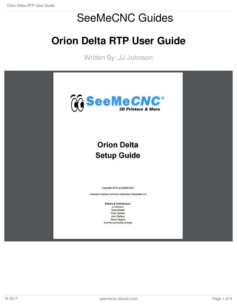 SeeMeCNC orion delta Setup guide