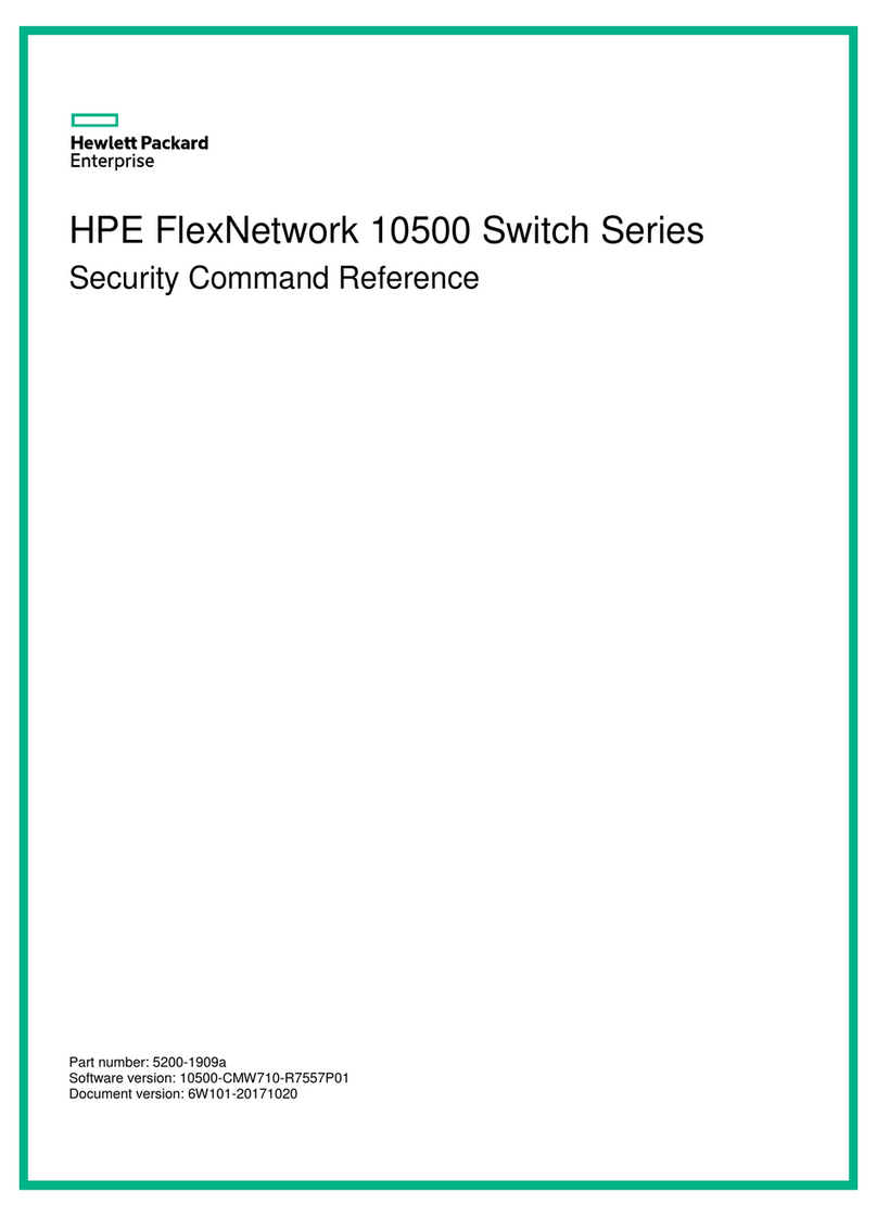HPE FlexNetwork 10500 SERIES Installation manual