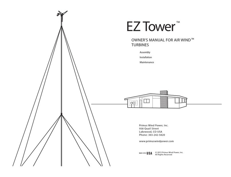 Primus Wind Power EZ Tower User manual
