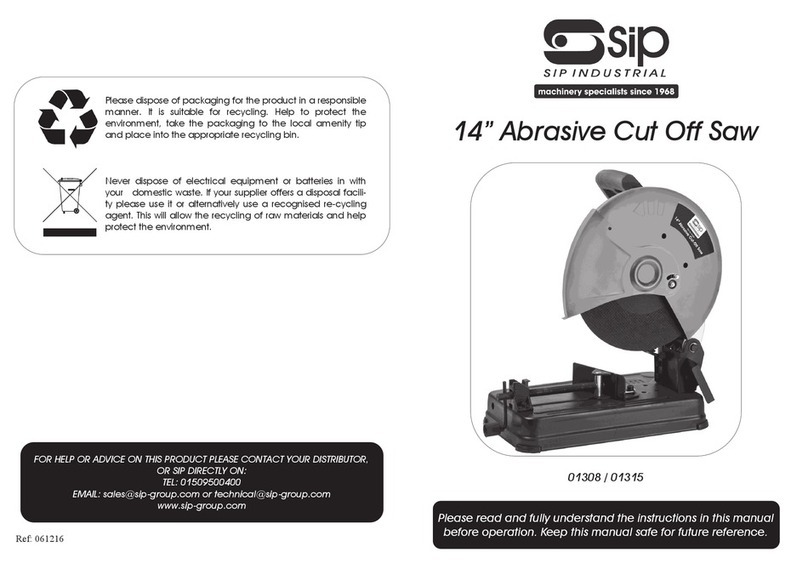 SIP 01315 User manual