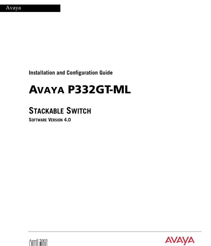 Avaya P332GT-ML Operator's manual