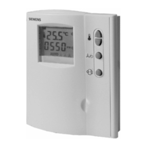 Siemens RDF210 manual