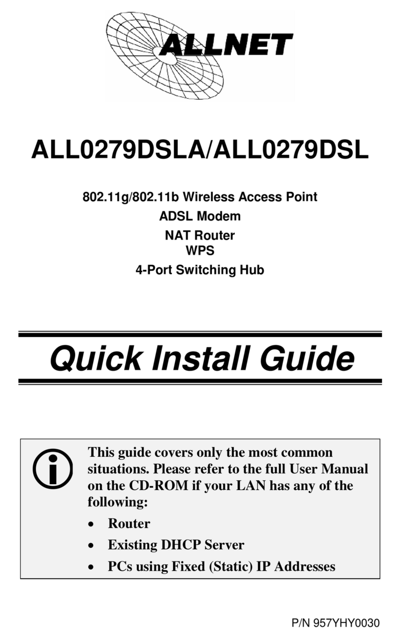 Allnet ALL0279DSLA User manual