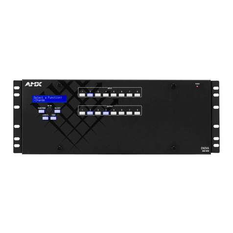AMX DGX1600-ENC Quick user guide