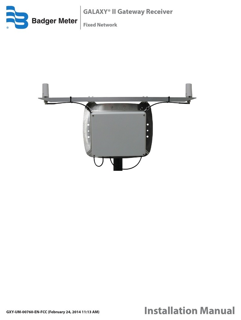 Badger Meter GALAXY II installation manual