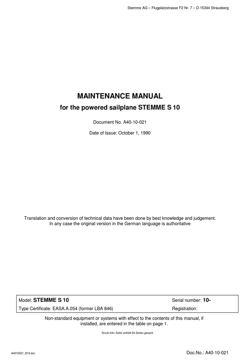 STEMME S10 Maintenance manual
