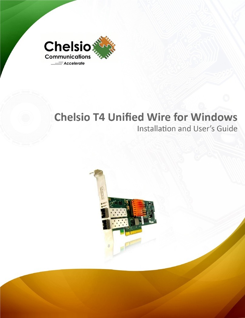 Chelsio T4 User manual
