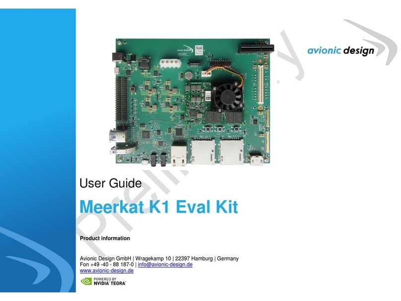 Avionic Design Meerkat K1 Eval Kit user guide Avionic Design Meerkat K1 Eval Kit user guide