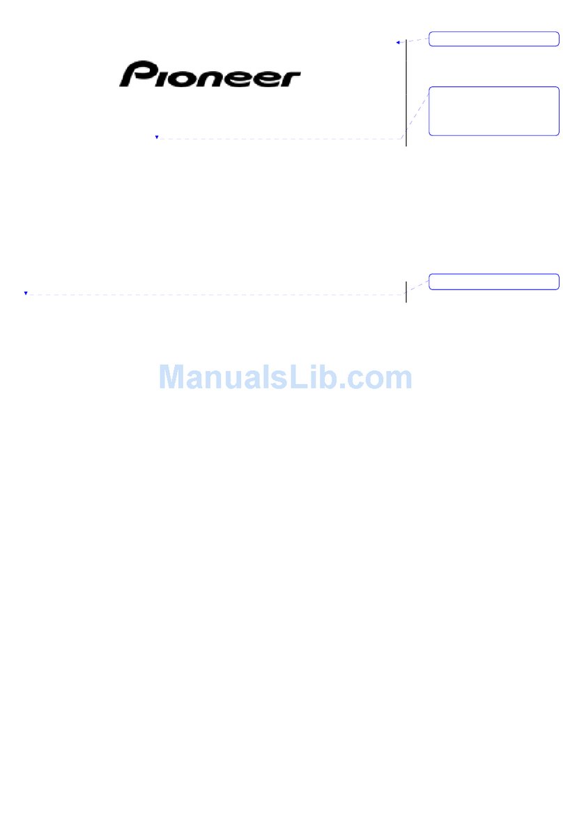 Pioneer AVIC-S1 User manual Pioneer AVIC-S1 User manual