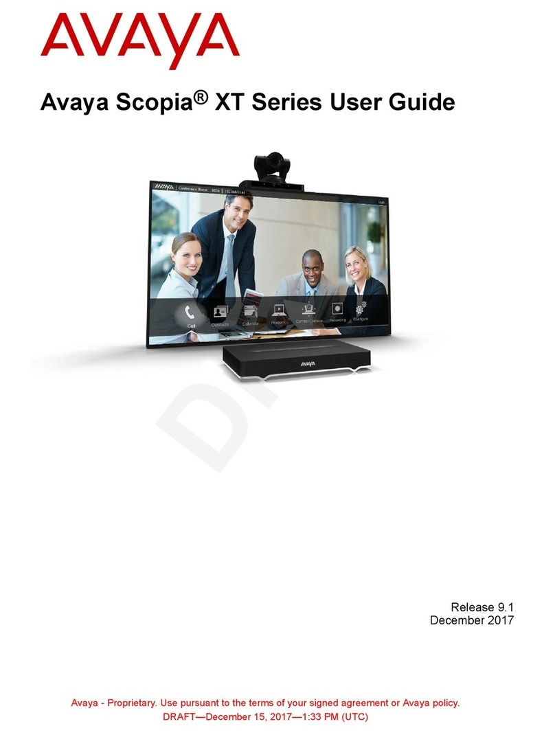 Avaya Scopia XT Executive user guide