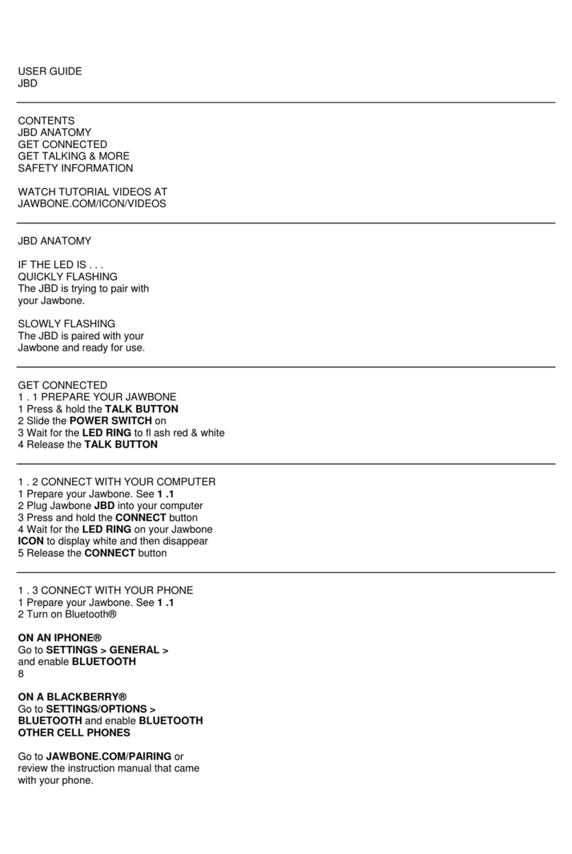 Jawbone THE NERD user guide