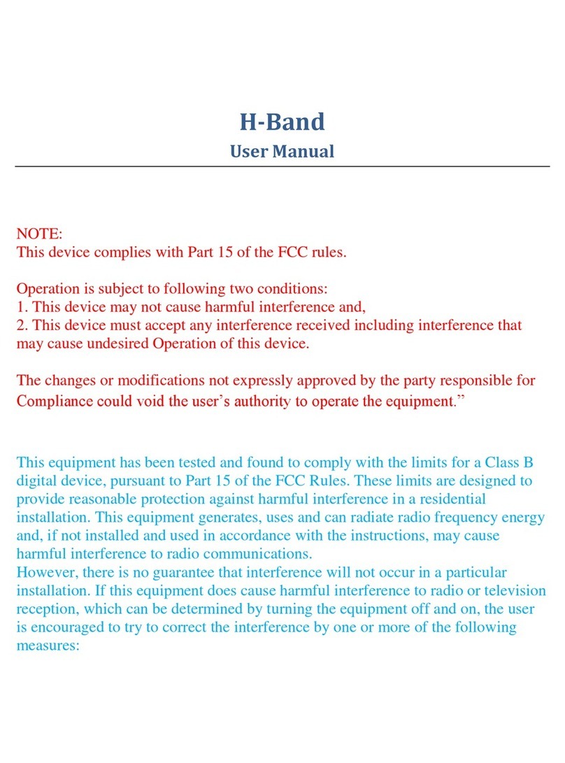 PH Technical Labs H-Band-01 user manual