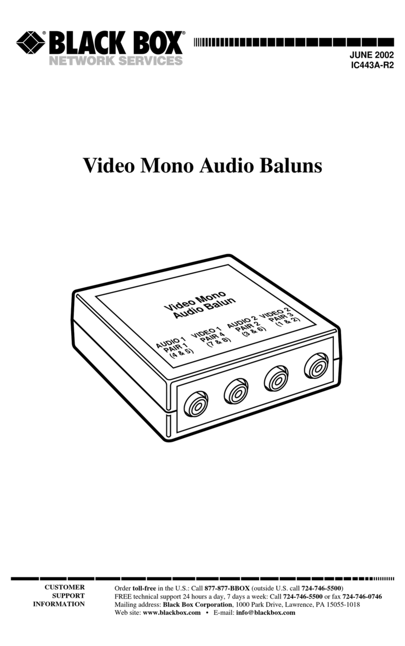 Black Box IC443A-R2 User manual