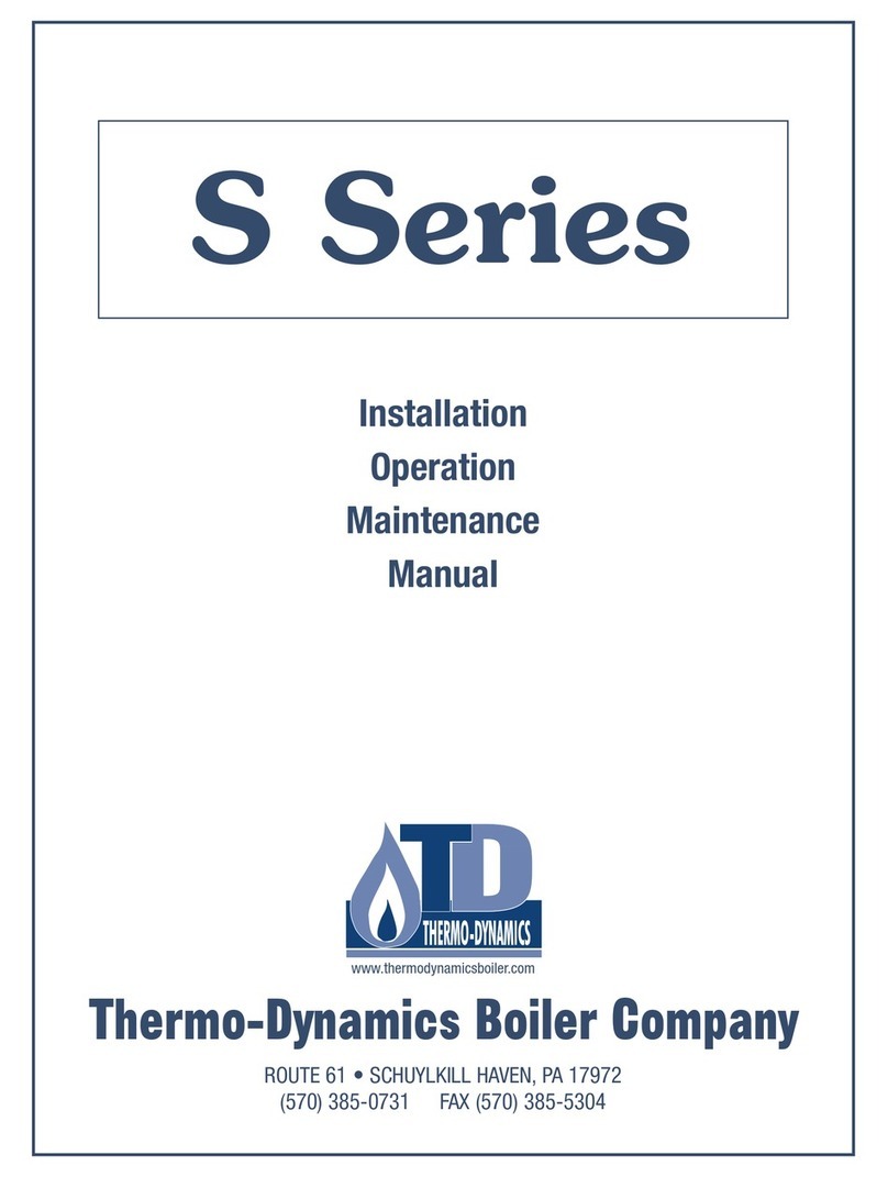 Thermo-Dynamics Boiler S85 Instruction manual