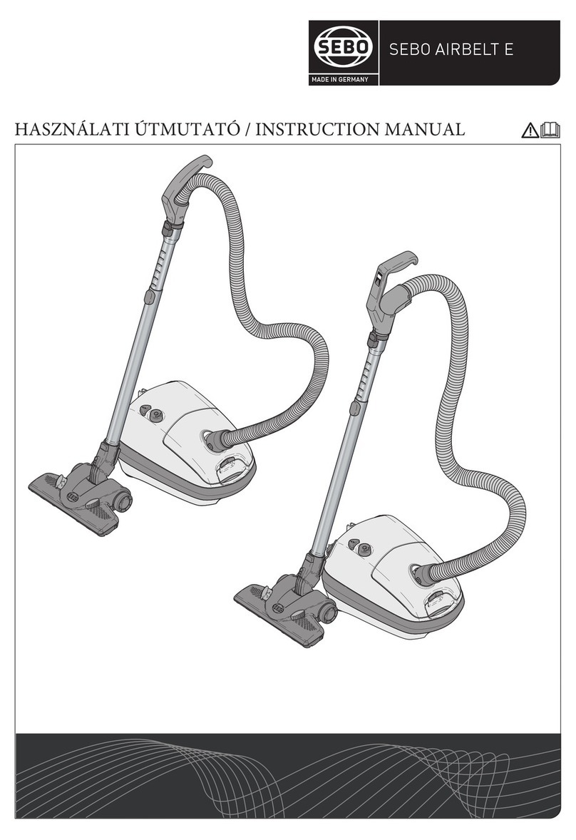 Sebo AIRBELT E Series instruction manual