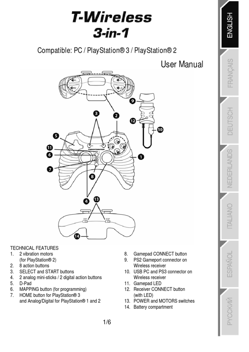 Thrustmaster T-WIRELESS 3-IN-1 User manual