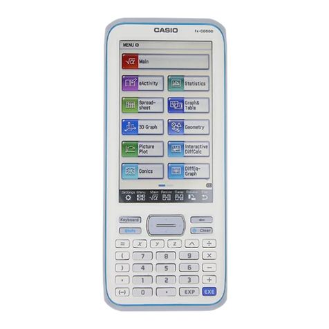 Casio FX-CG500 User manual Casio FX-CG500 User manual