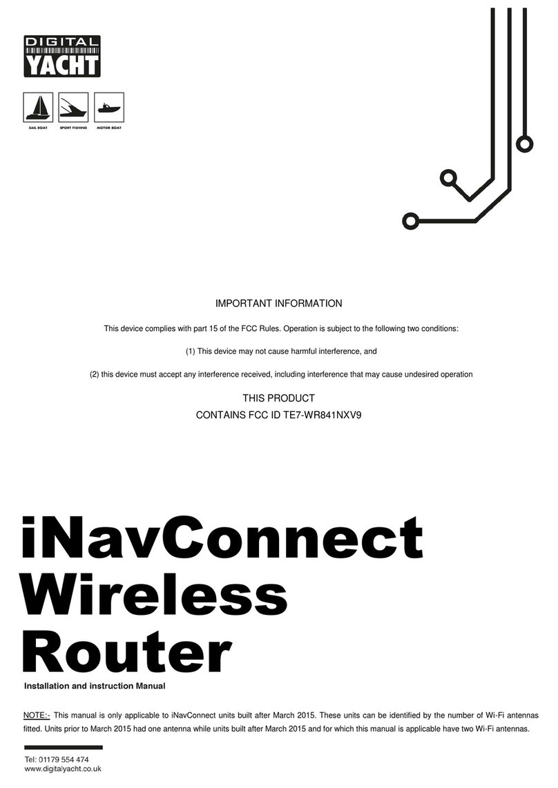 DIGITAL YACHT iNavConnect Quick guide