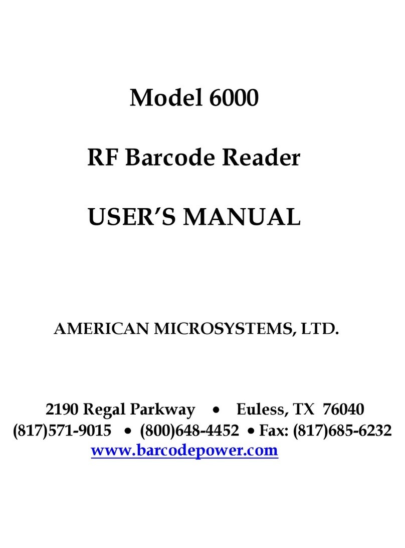 AMERICAN MICROSYSTEMS M6000 user manual