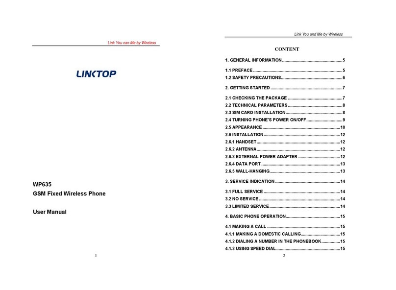 Linktop WP635 user manual