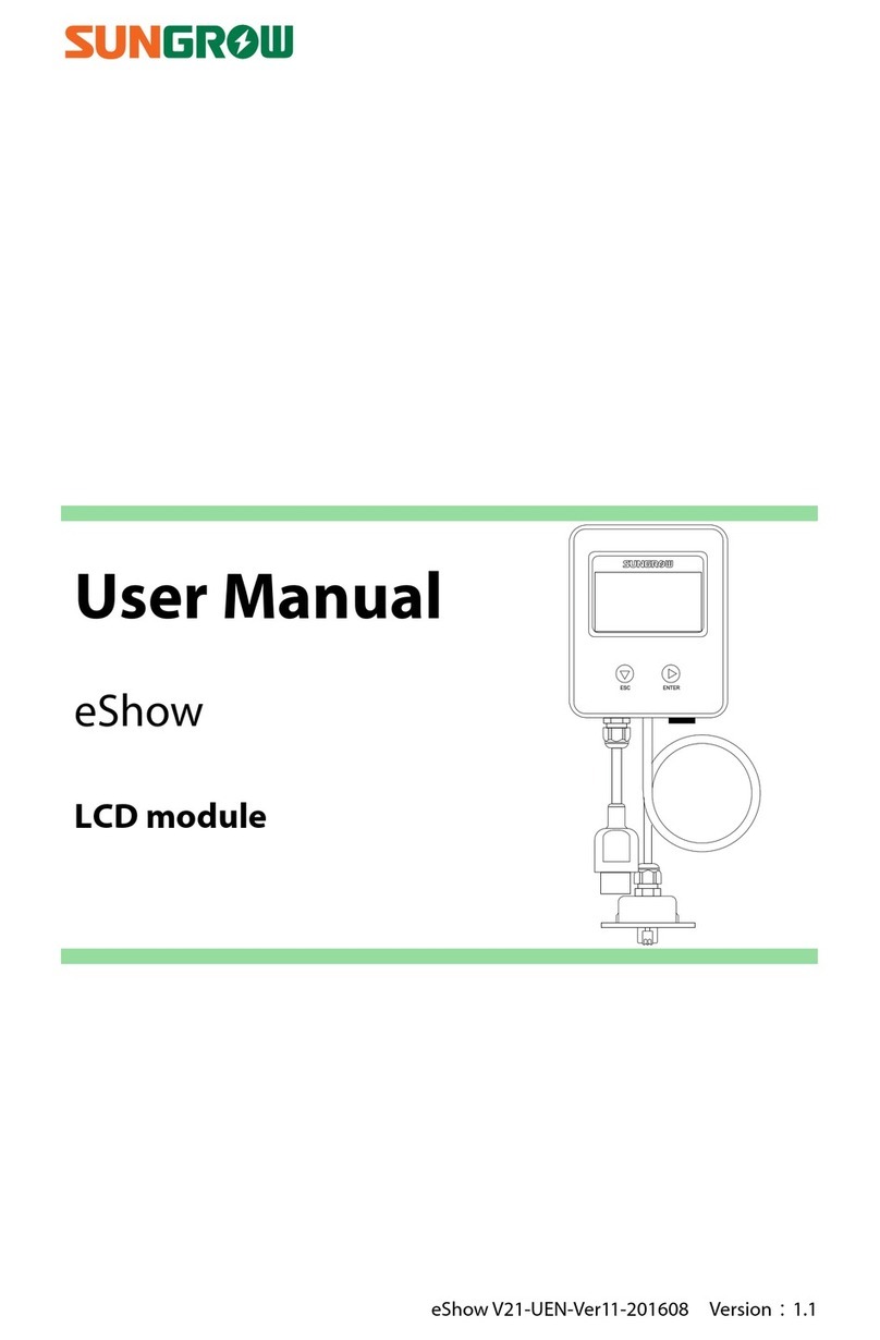 Sungrow eShow user manual