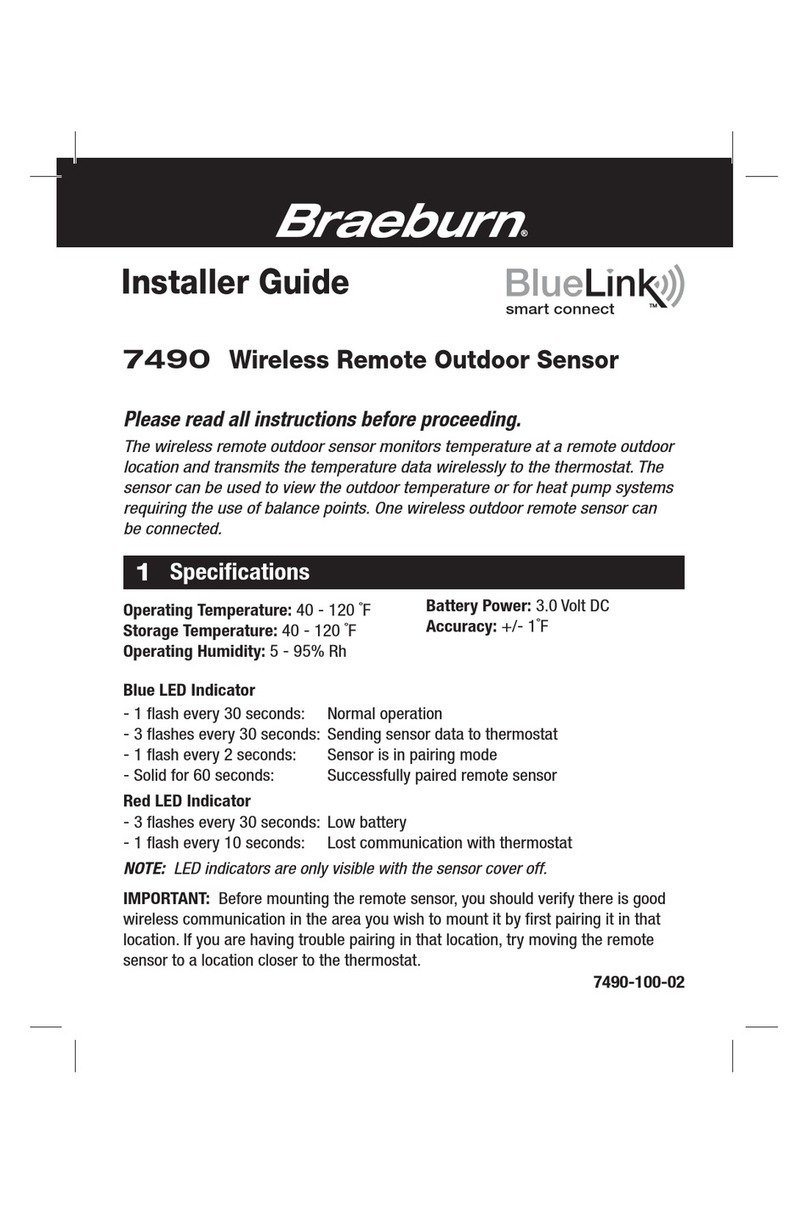 Braeburn 7490 Assembly instructions