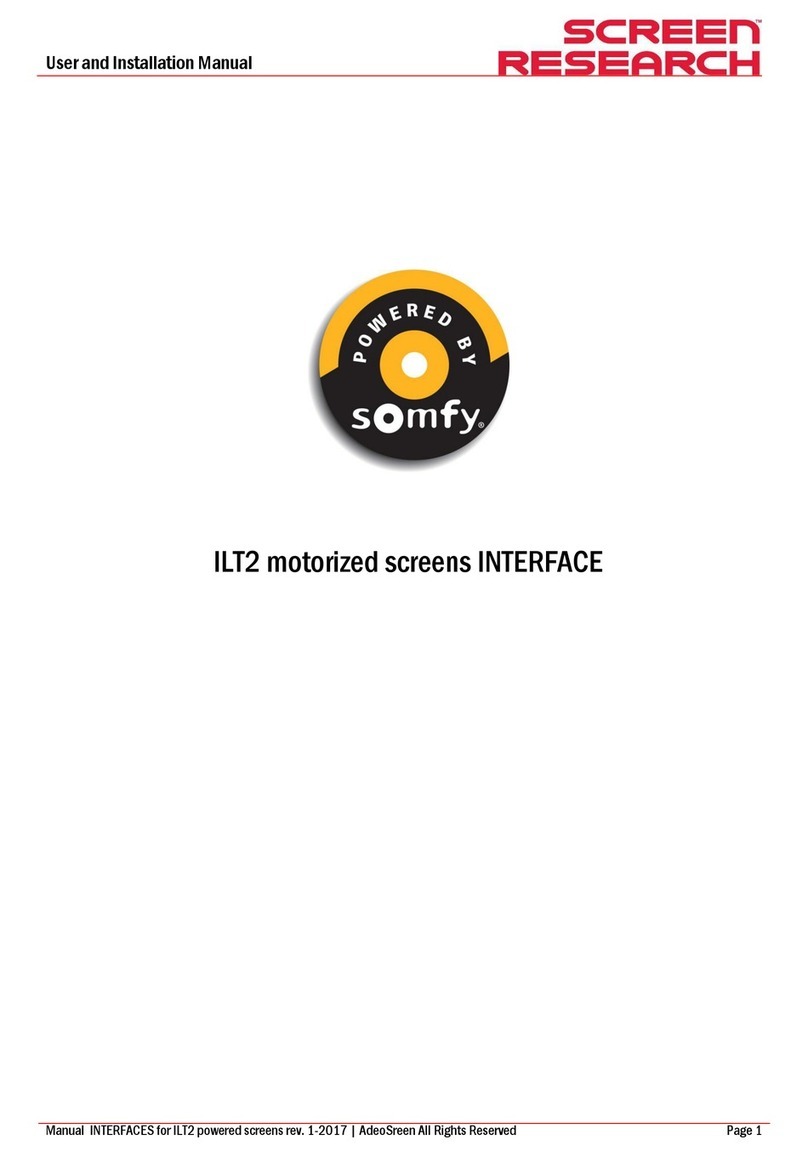 Screen Research ILT2 User and installation manual