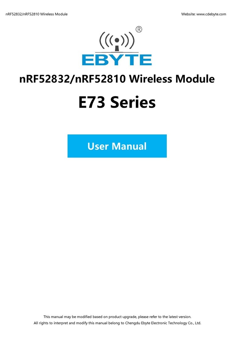 Ebyte E73-2G4M04S-52832 User manual