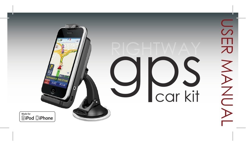 RightWay GPS Car Kit user manual