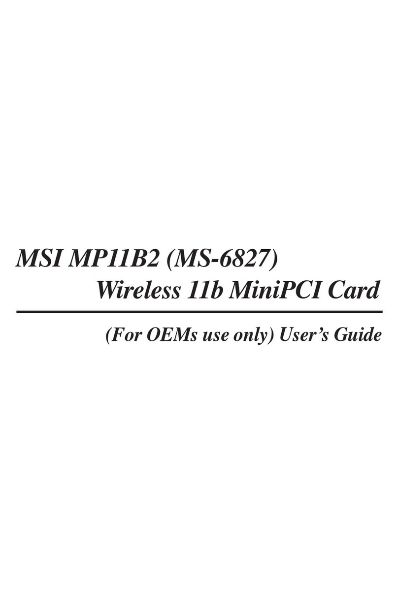MSI MP11B2 User manual