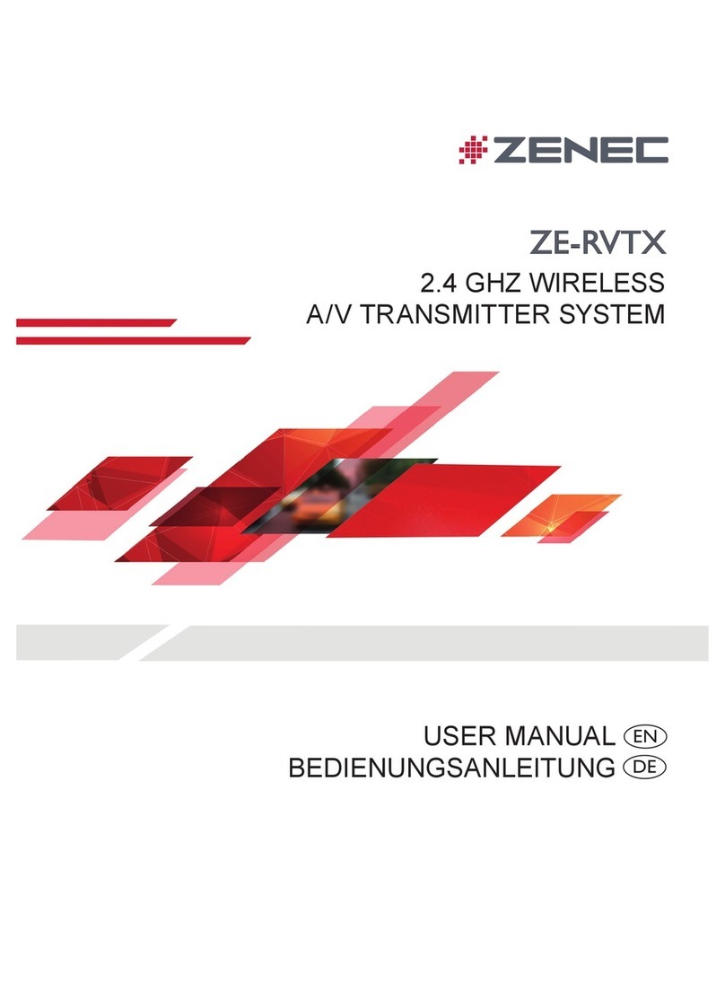 ZENEC ZE-RVTX User manual