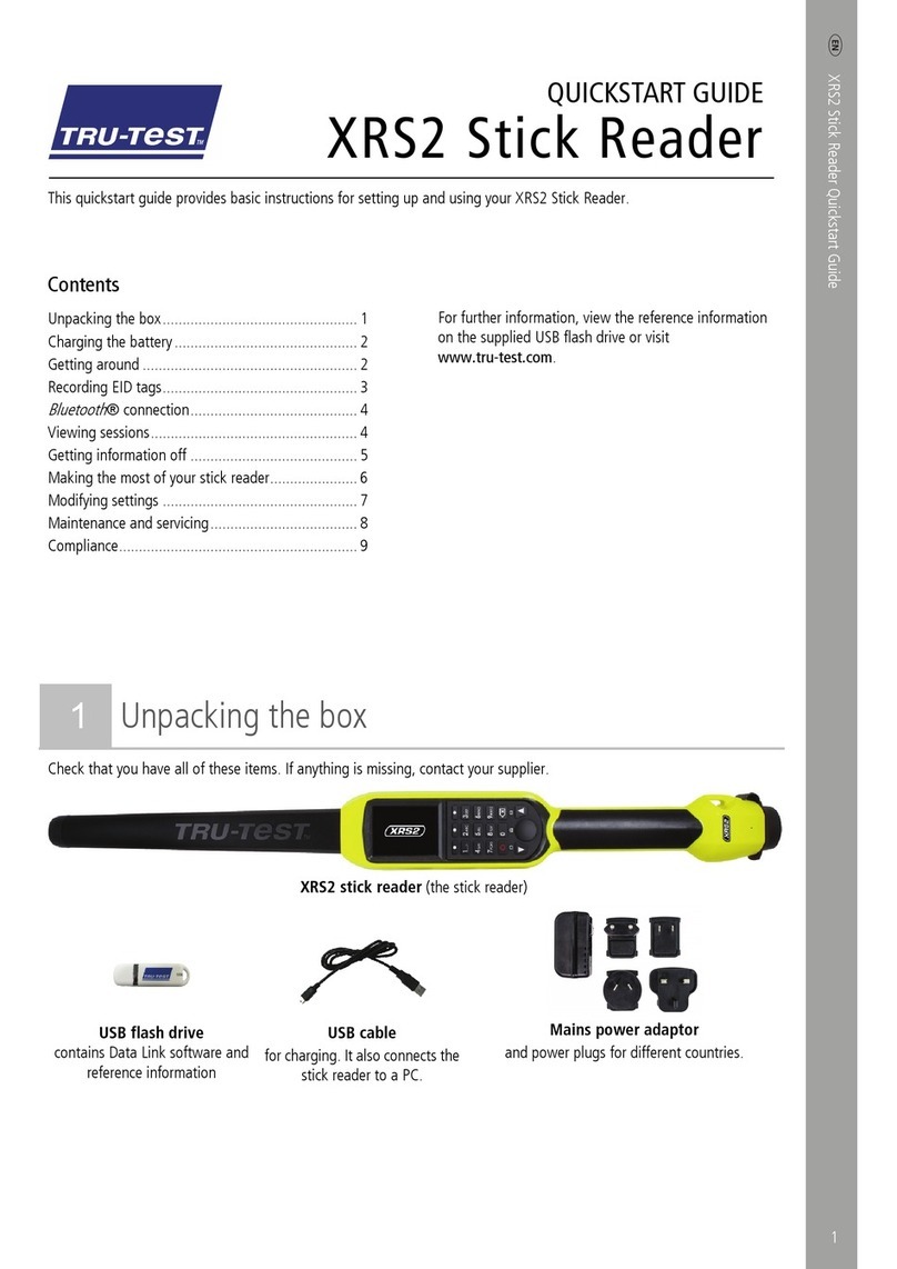 Tru-Test XRS2 Stick Reader User manual