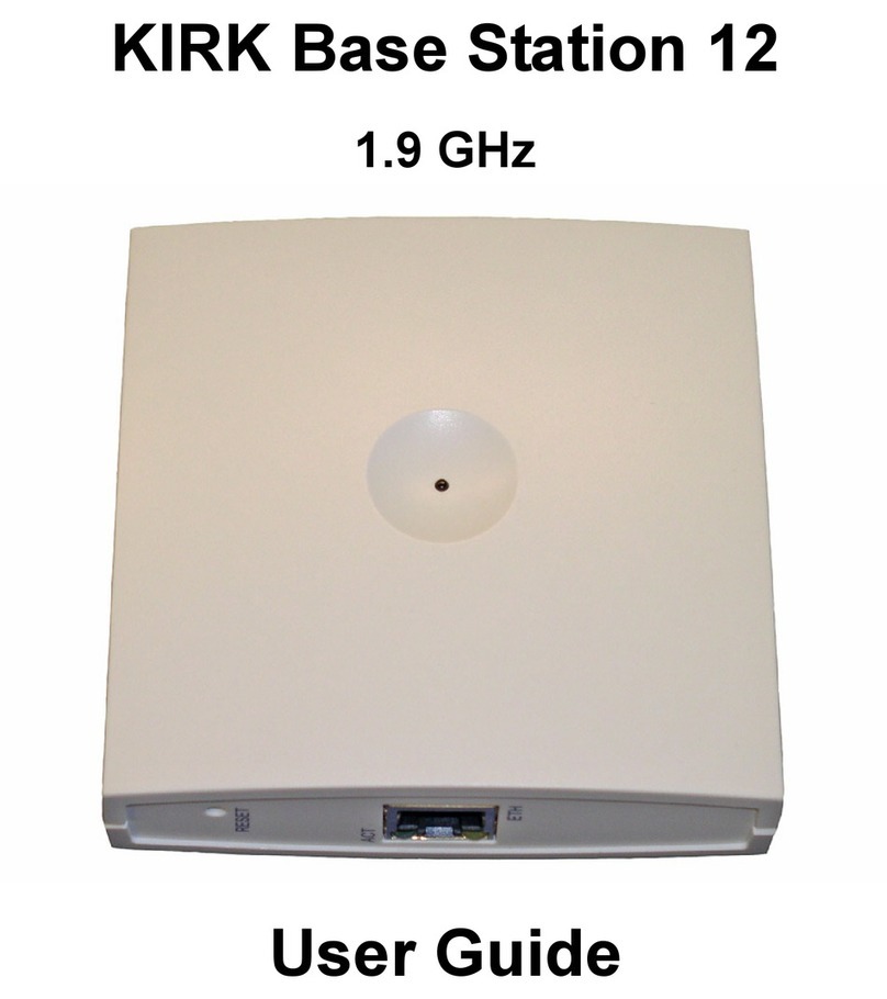 SpectraLink KIRK Base Station 12 User manual