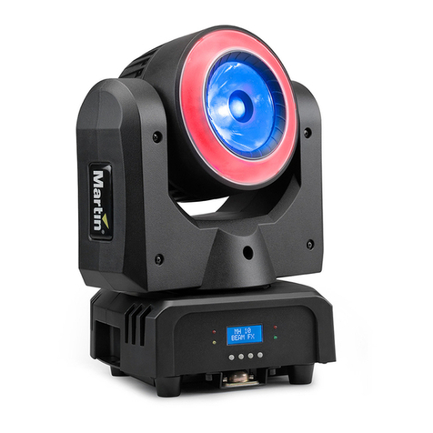 Martin RUSH MH 10 Beam FX user manual