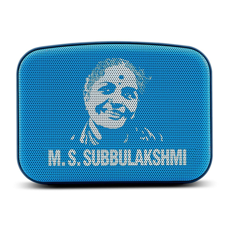 Saregama CARVAAN mini M.S.SUBBULAKSHMI User manual