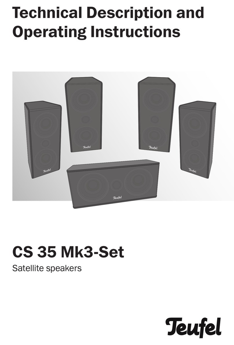 Teufel CS 35 Mk3-Set Manual Teufel CS 35 Mk3-Set Manual