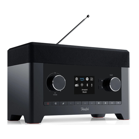 Teufel Radio 3sixty Parts list manual
